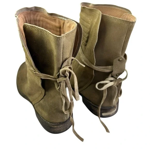 Free People Cambridge Wrap Leather suede Boots brown size 39 - Picture 6 of 16